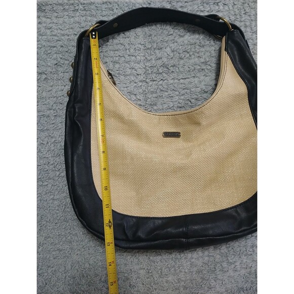 Volcom Espadrille Woven Shoulder Bag Boho Summer Beachy Cottagecore - Picture 4 of 11